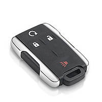 Корпус ключа для Chevrolet SMART 3 кнопки +паника Galakeys (13-28)
