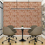 Декоративна 3D панель самоклейка 700х770х5мм Мармур червоний (цегла) (063) SW-00000035, фото 5