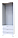 Розпашна Шафа для одягу Doros Гелар Білий 2 ДСП 77,5х49,5х203,4 (80737021), фото 2
