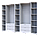 Розпашна Шафа для одягу Doros Гелар комплект Білий 3+4 ДСП 271,2х49,5х203,4 (42002120), фото 3