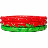 Надувний круглий басейн дитячий Полуниця (розмір 160-38см, об'єм-390л, ремкомплект) Bestway 51145, фото 3