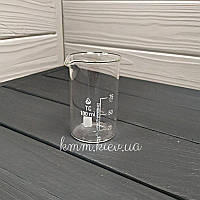 Мірна склянка скляна термостійка 100 мл (висока)