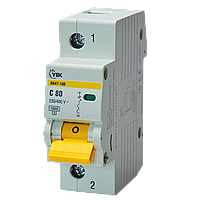 Автоматический выключатель 1P 80А 10кА "C" [MVA40-1-080-C-U] ВА47-100 УЕК