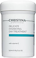 Крем деликатный увлажняющий дневной лечебный с витамином E Christina Delicate Hydrating Day Treatm