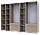 Комплект Doros Гелар з Етажеркою Дуб сонома  3+3 ДСП 270.6х49.5х203.4 (42005052), фото 2
