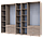 Комплект Doros Гелар з Етажеркою Дуб сонома  3+3 ДСП 270.6х49.5х203.4 (42005052), фото 4