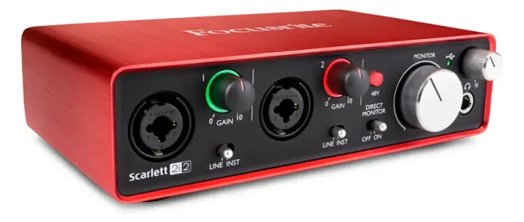 DTM・DAW Focusrite Scarlett 2i2 studio Заказать FOCUSRITE Scarlett 2i2 3rd Gen Аудиоинтерфейс с