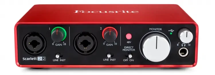 Заказать FOCUSRITE Scarlett 2i2 3rd Gen Аудиоинтерфейс с