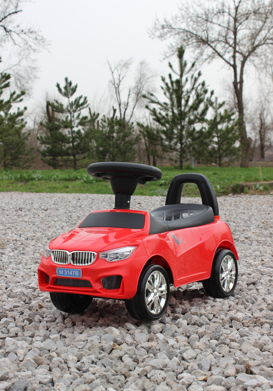 Машинка каталка-толокар BMW Bambi M 3147 B БМВ, Червоний, фото 1