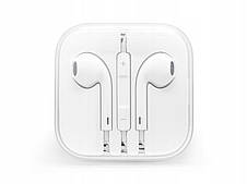 Дротові Навушники Гарнітура для Iphone EarPods with 3.5 mm (MNHF2ZM/A) White, фото 4