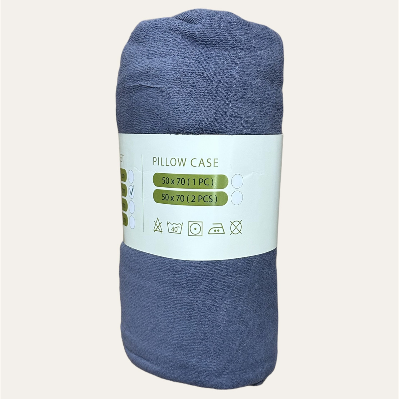 Простирадло на резинці Махрове висока щільність Elfida Темно сірий, фото 1