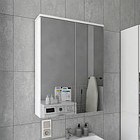 Шкафчик для ванной комнаты Doros Мира Белый 57.8х15.4х76.4 см