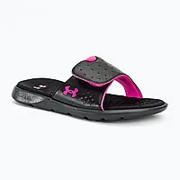 Urbanshop com ua Шльопанці жіночі Under Armour Ignite 7 SL black/black/rebel pink РОЗМІРИ ЗАПИТУЙТЕ