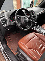 Комплект ковриков EVA в салон Audi Q5 2008-2024 г.+ ПВХ-подпятник