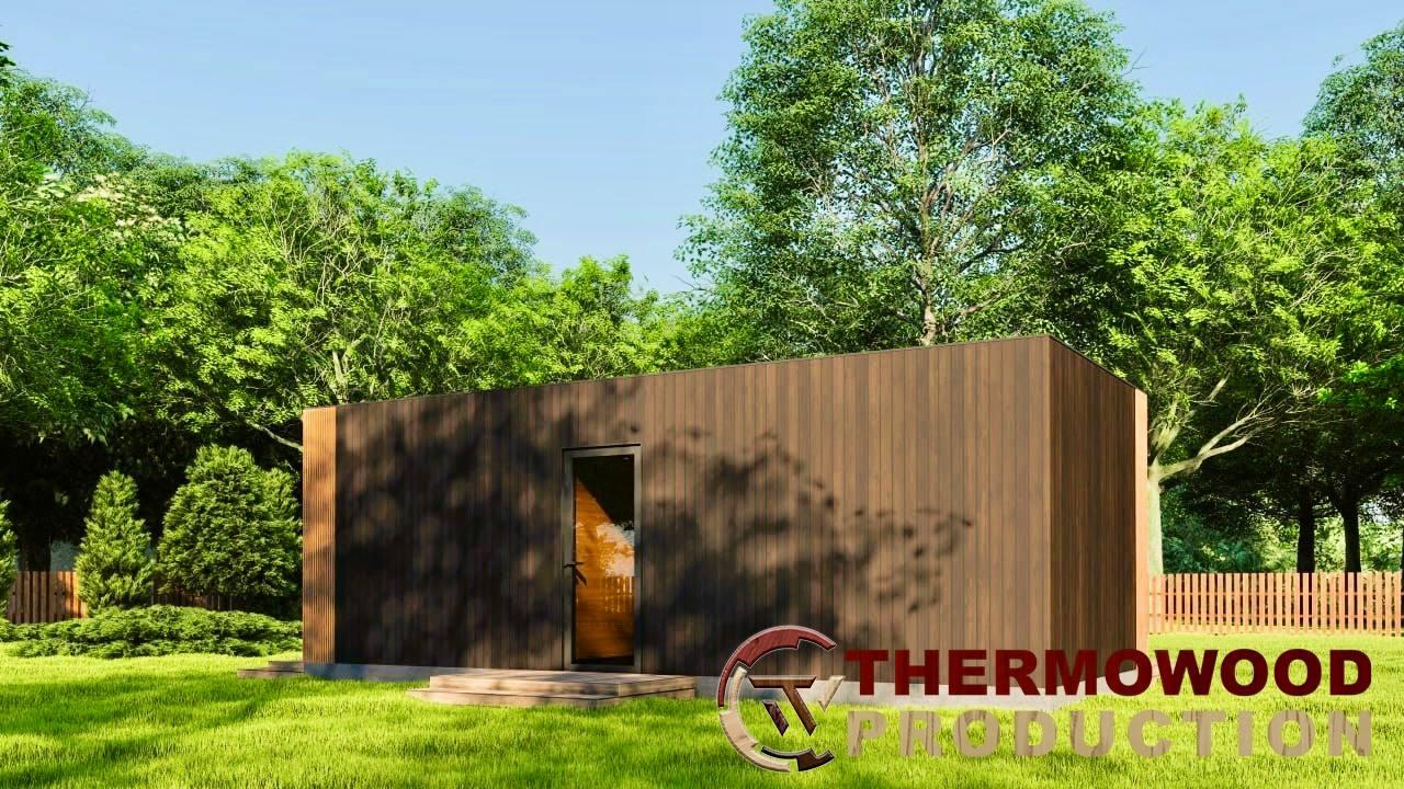 Модульная баня от производителя Thermowood Production фото