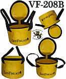 Відро LionFish.sub для Замішування Рибальського корму, Сумка для Трофейних Риб на 8л, Кришка, 2 Ручки, Жовте, ПВХ, фото 8