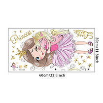 Вінілові наклейки на стіну Little Princess (лист 30 х 60 см) Б513, фото 4