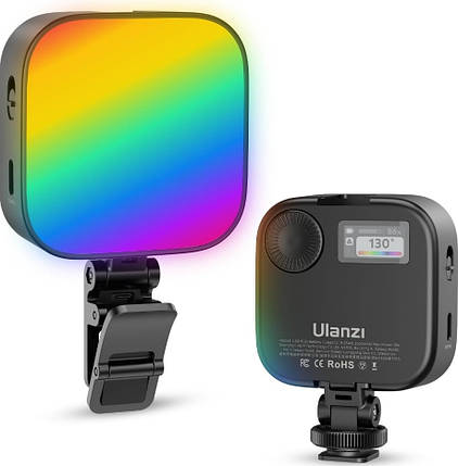 Відеосвітло / накамерне світло Ulanzi U60 RGB 2500-9000K з холодним черевиком, фото 1