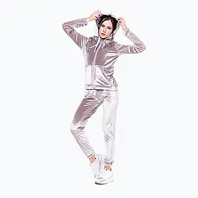 AllOriginal com ua Костюм спортивний жіночий LEONE 1947 Chenille Shine On medium grey melange РОЗМІРИ