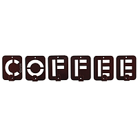 Вешалка настенная Glozis Coffee H-004 50 х 10 см GR, код: 241779