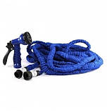 Садовий шланг для поливання Xhose Magic Hose 75 м Синій, фото 8