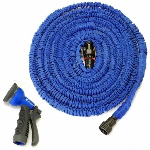 Садовий шланг для поливання Xhose Magic Hose 75 м Синій