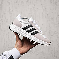 Мужские демисезонные кроссовки Adidas Marathon Tech (серые с черным) стильные кроссы 2329 Адидас 42