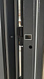 Вхідні двері до будинку з терморозривом Афіна зі склом та атмосферостійким покриттям ArWood сірий, фото 4