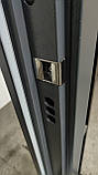 Вхідні двері до будинку з терморозривом Афіна зі склом та атмосферостійким покриттям ArWood сірий, фото 10