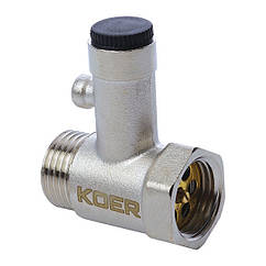 Запобіжний клапан для бойлера 1/2" Koer KR.1039 (KR2674)