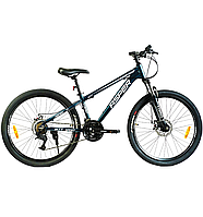 Велосипед спортивный Corso Asper 26" алюминиевая рама 13" темно-синий SP-26822
