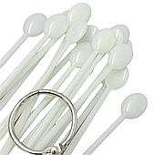 Тіпси для зразків на кільці овальні 100 шт