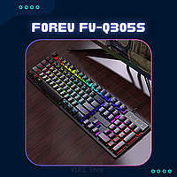 Професійний ігровий комплект Forev FV-Q305S 2 в 1: механічна клавіатура + оптична мишка з RGB підсвічуванням