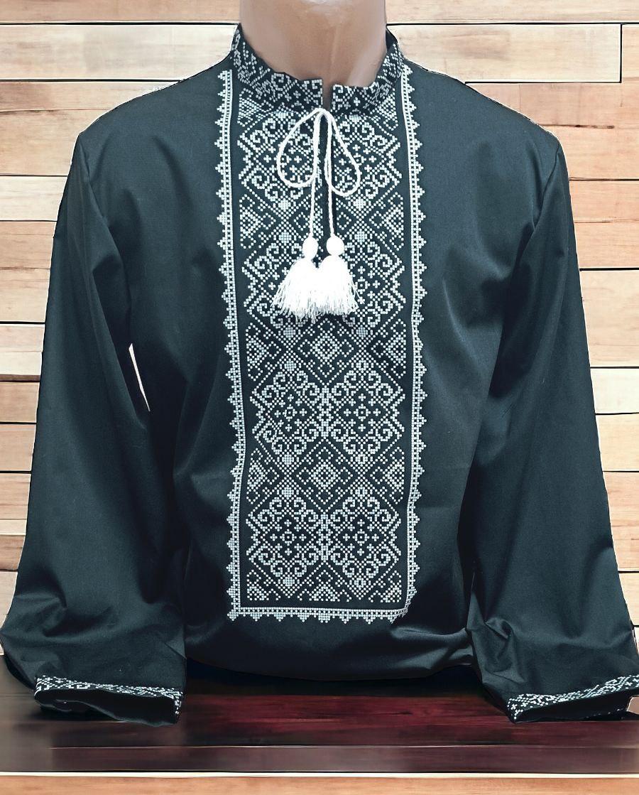 Заготовка для чоловічої вишиванки № 012-СЧ(Т), фото 1