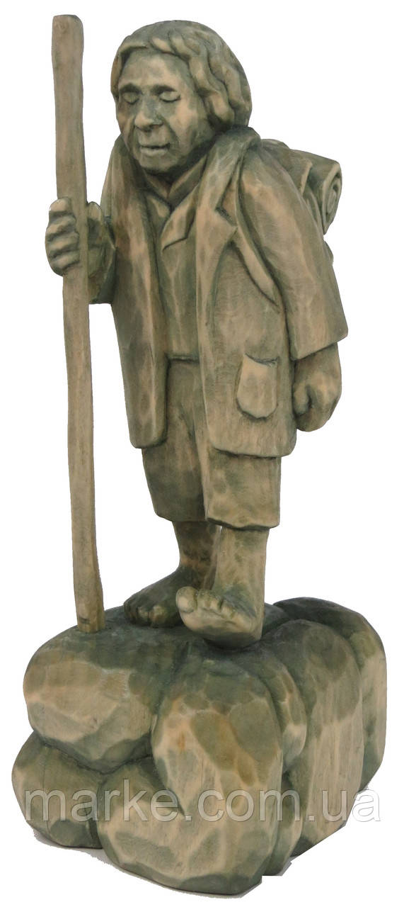 одіас Біггінс із к/ф Хоббіт фігурка з дерева ручної роботи (mrk)