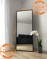 Макияжное тонкое подвесное зеркало на стену/стол/пол для барбера, стилиста, визажиста и парикмахера 170х60