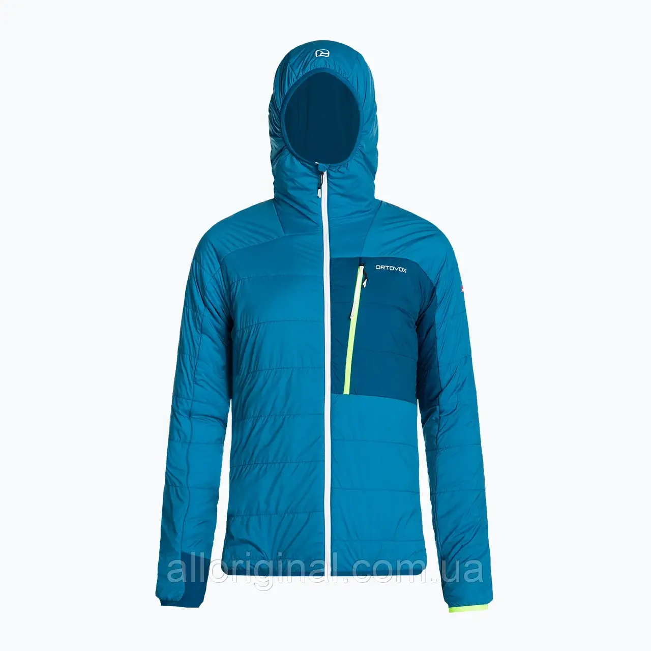 AllOriginal com ua Куртка гібридна чоловіча ORTOVOX Swisswool Piz Duan блакитна 6132700039 РОЗМІРИ ЗАПИТУЙТЕ
