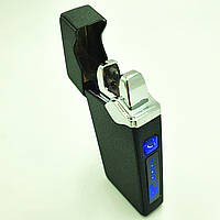 Зажигалка электроимпульсная USB сенсорная электрическая аккумуляторная 2 дуги в подарочной коробке UKC 7037