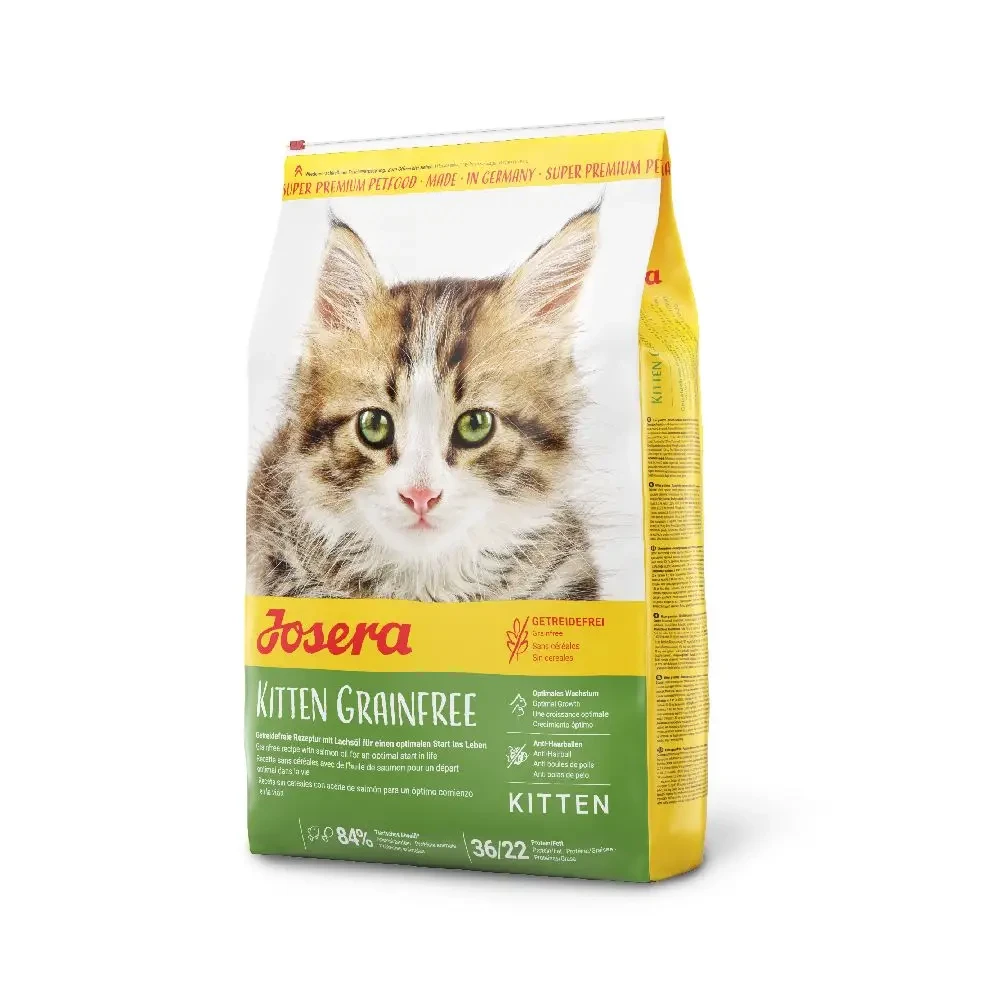 Сухий корм для кошенят, вагітних та лактуючих кішок з лососем Josera Kitten Grainfree 10 кг