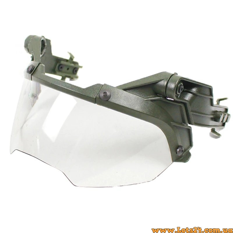 Балістичні окуляри на шолом FAST захисні фліп окуляри VULPO FLIP забрало візор для шолома ФАСТ MICH маска захисит на каску FAST, фото 1