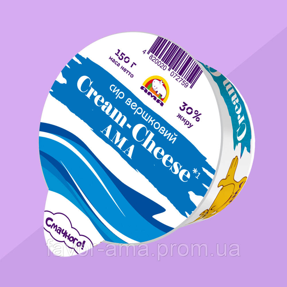 Сир вершковий "Cream Cheese" АМА 30% (150 г)