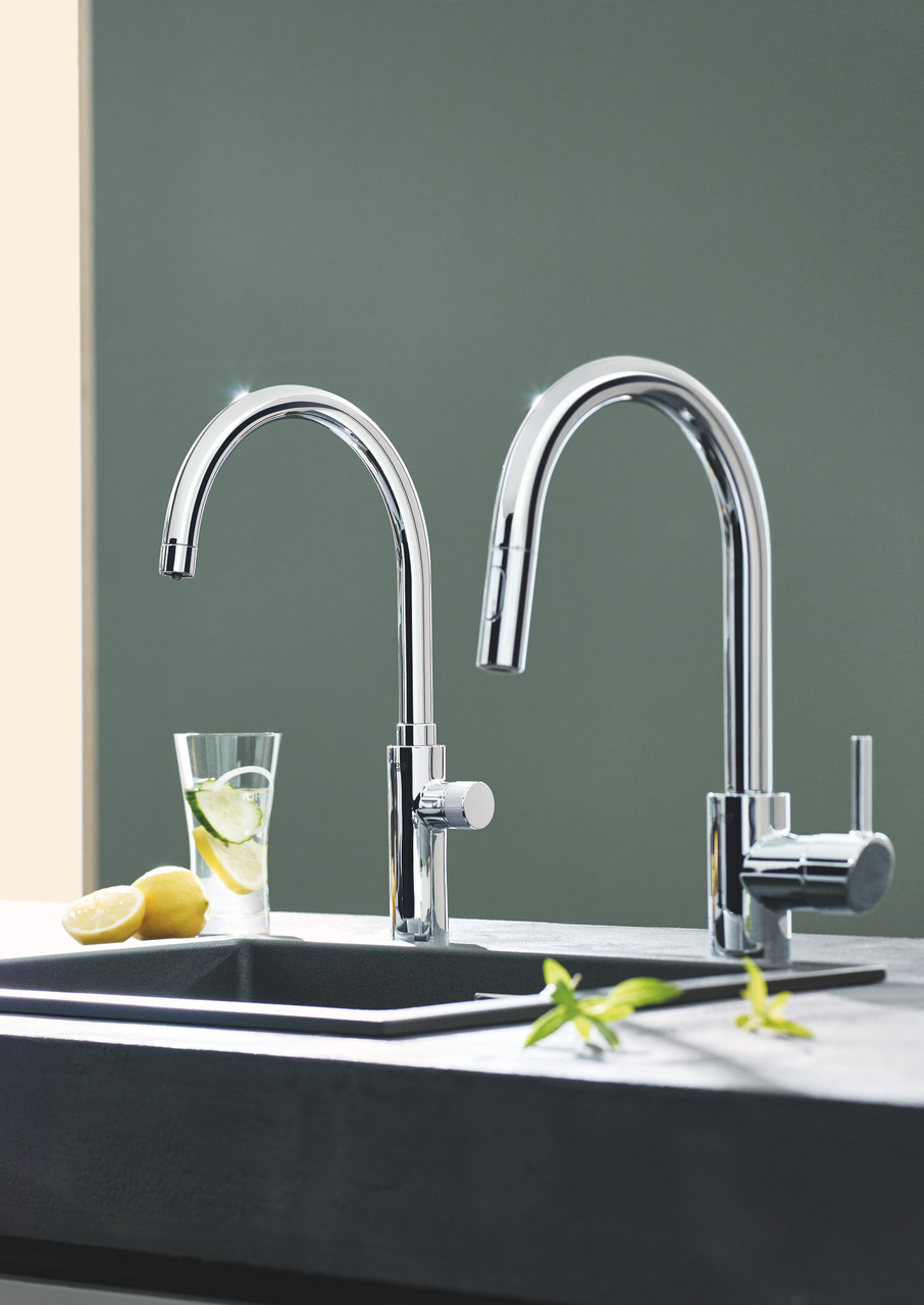 Комплект смесителя для кухни с фильтром Grohe Blue Pure (30387000) - фото 3 - id-p2167067956