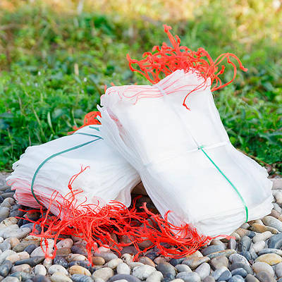 Мішечки сіточки для захисту винограду від комах LOSSO 20*30 см, білий (100 шт), комірка 1 мм