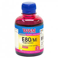 Чернила WWM Epson L800/L805/L810/L850/L1800, Magenta, 200 мл, водорастворимые (E80/M) (код 1541221)