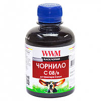 Чернила WWM Canon CLI-8Bk/36, Black, 200 мл, водорастворимые (C08/B) (код 1541318)