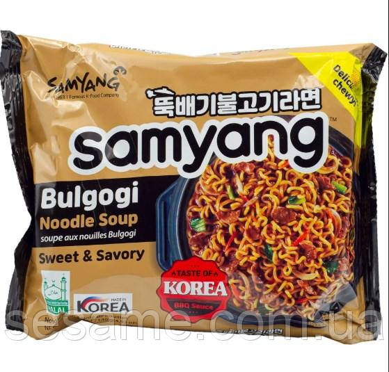 Корейська локшина рамен Бульгоги Samyang Bulgogi 140г