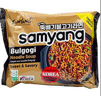 Корейская лапша рамен Бульгоги Samyang Bulgogi 140г