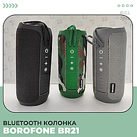 Портативная мощная переносная Bluetooth-колонка BOROFONE BR21 SPORTS BT SPEAKER ТОП Зеленый