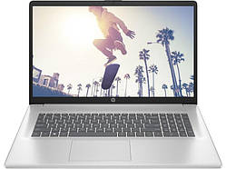 HP Ноутбук 17-cn2019ua 17.3" FHD IPS AG,Intel i3-1215U, 8GB, F512GB, UMA, DOS, сріблястий (91L42EA)