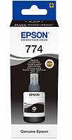 Чернила Epson 774, Black Pigment, для M100/105/200/205, L605/655/1455, 140 мл (C13T77414A) (код 1541398)